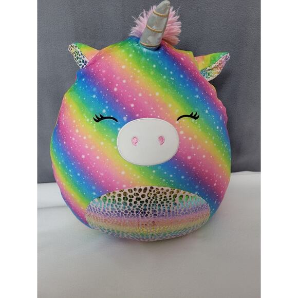 Squishmallows Prim 16" Rainbow Unicorn - Picture 1 of 9